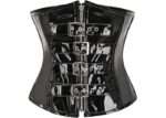 PVC Leather Underbust Corset