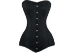 26 Steel Boned Women's Cotton Long Torso Hourglass Corset
