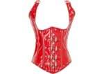 Top Drawer Pvc Corset Red Patent Vinyl Underbust Corset Top