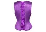 Purple High Back Underbust Corset With Straps