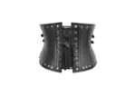 Gothic LARP PVC Waist Trainer Underbust Corset