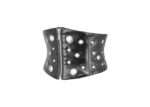 Matt Black PVC Corset Inspired Steampunk Belt