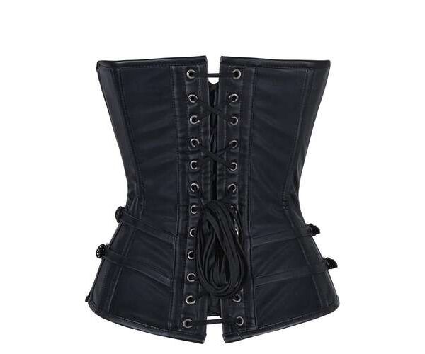 Gothic Faux Leather Corset