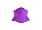 PURPLE SATIN WAIST TRAINING WASPIE UNDERBUST