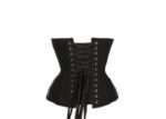 Longline Waist Training Black Mesh Underbust