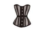 Style: Longline,Overbust Corset Features: Cord Lacing,Steel Busk,Mesh Panels Colour: Black Achievable Waist Reduction: 3-4" Fully Adjustable Structured Corset with Criss Cross Lacing Features Modesty Panel Strong Corset Cord Lacing Strong Waist Tape 6 Suspender Loops Outer Material: 100% Polyester No Lining 10 x 4mm Lightweight Spiral Steel Bones, 4 x 7mm Lightweight Flat Steel Bones Busk Length: 16" (All Corset Sizes)