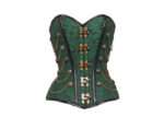 Green Waist Taming Steampunk Corset With Chains