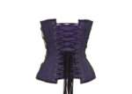 Purple Waist Taming Steampunk Corset With Chains