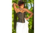 Black Steampunk Corset With Chains