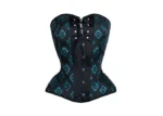 Blue Diamonds Hourglass Corset