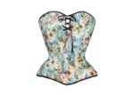 Watercolor Printed Hourglass Corset with Sunflowers