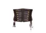 Brown PVC Steampunk Corset Inspired Belt