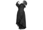 Evening Black Gothic Corset Dress