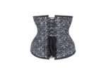 Beautiful Silver Waist Training Underbust Corset- Longline