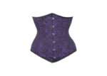 Beautiful Purple Waist Training Underbust Corset- Longline