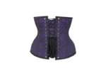 Beautiful Purple Waist Training Underbust Corset- Longline