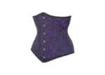 Beautiful Purple Waist Training Underbust Corset- Longline