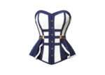 Naval Inspired Overbust Steampunk Corset