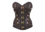 Brown Waist Taming Steampunk Corset With Chains