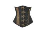 Alternating Stripe Steampunk Underbust