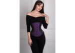 Purple Steampunk Longline Gothic Underbust Corset