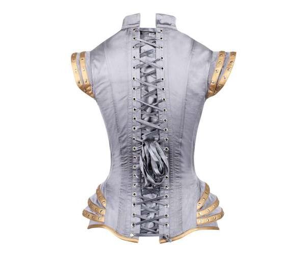 Space Captain Steampunk strap Underbust corset