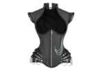 Pinstripe Underbust Shoulder Strapped Corset