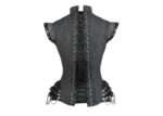 Pinstripe Underbust Shoulder Strapped Corset