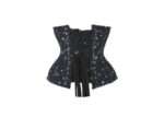 Astronomy cotton print underbust gothic corset