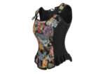 strap floral corset