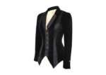 Black Velvet Corset Tuxedo Jacket