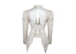 Ivory Corset Gothic Tuxedo Jacket