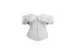 Alyssum White Broderie Anglaise Cotton Corset Top