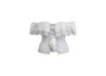 Alyssum White Broderie Anglaise Cotton Corset Top