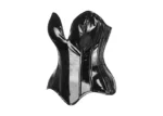 vinyl corset , patent corset pvc tops