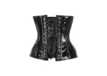 vinyl corset , patent corset pvc tops