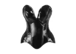 vinyl corset , patent corset pvc tops
