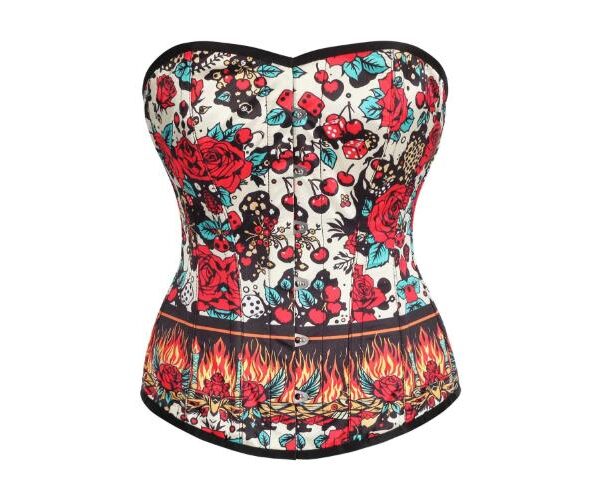 vintage clothing , vintage corset , women corset top ,corset top