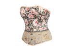 vintage clothing , vintage corset , women corset top ,corset top