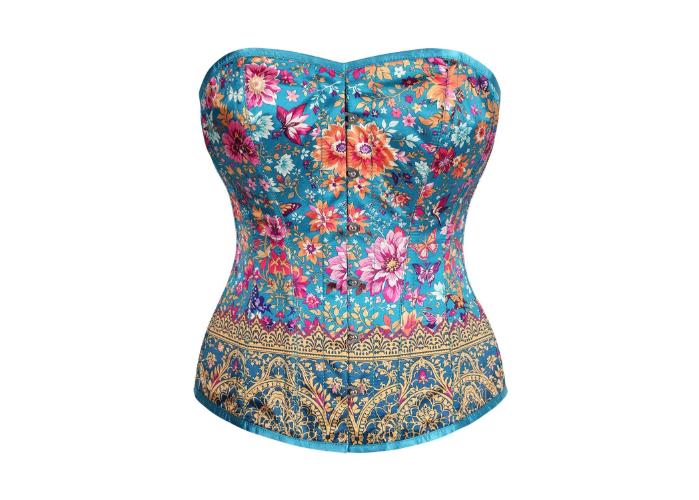 vintage clothing , vintage corset , women corset top ,corset top