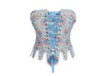 vintage clothing , vintage corset , women corset top ,corset top
