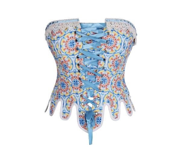 vintage clothing , vintage corset , women corset top ,corset top
