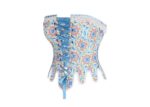 vintage clothing , vintage corset , women corset top ,corset top