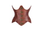 leather corset , waspie corset , waspie leather corset