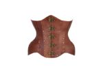 leather corset , waspie corset , waspie leather corset