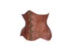 leather corset , waspie corset , waspie leather corset
