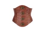 leather corset , waspie corset , waspie leather corset
