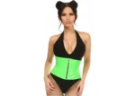 vinyl corset , patent corset pvc tops