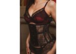 mesh corset , waspie mesh corset , waspie corse top, mesh corset top