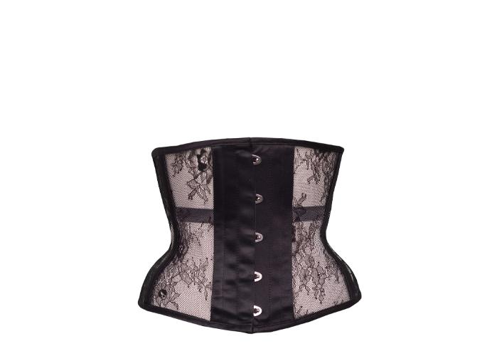 mesh corset , waspie mesh corset , waspie corse top, mesh corset top